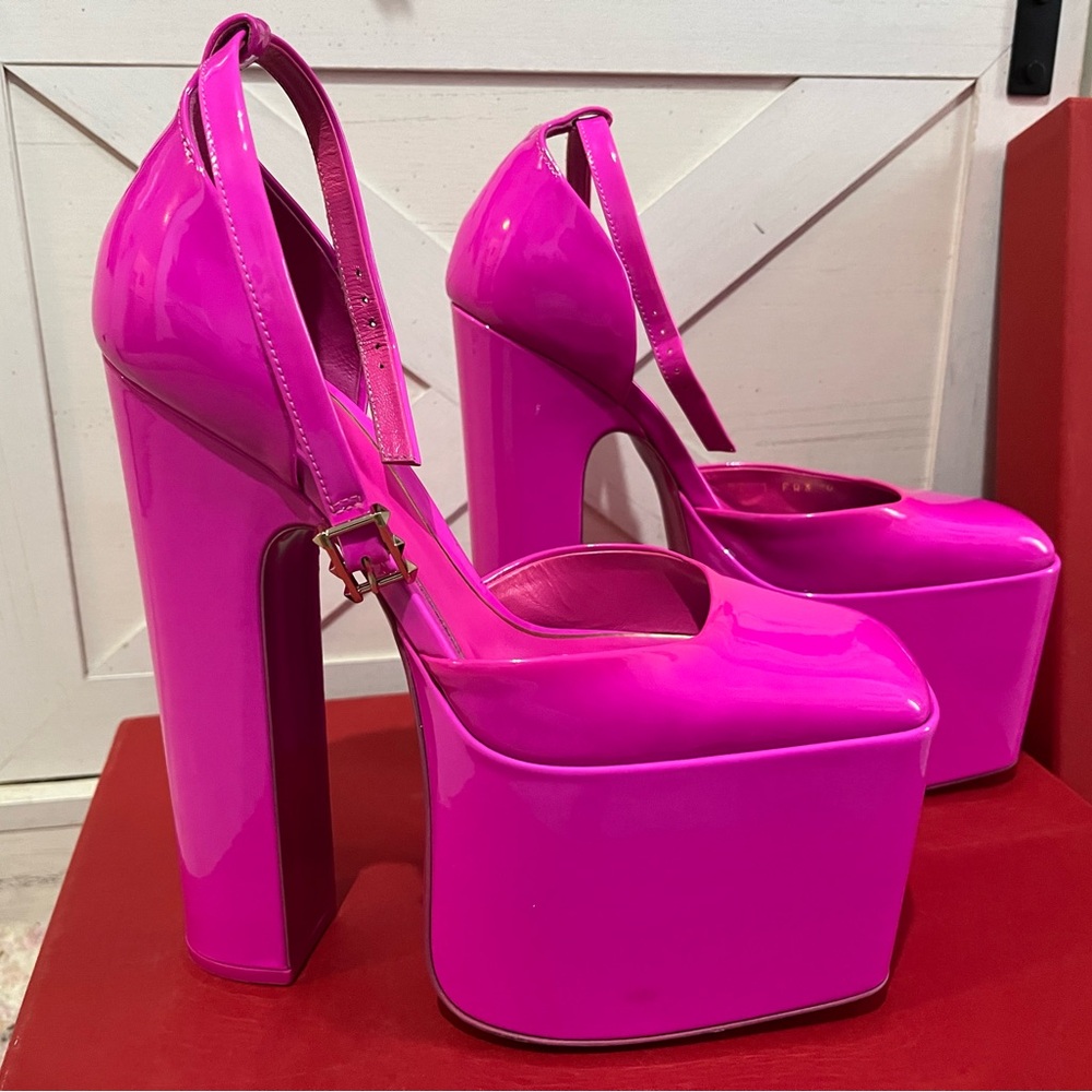 Valentino Pink Platform Heels